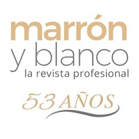 MARRÓN Y BLANCO